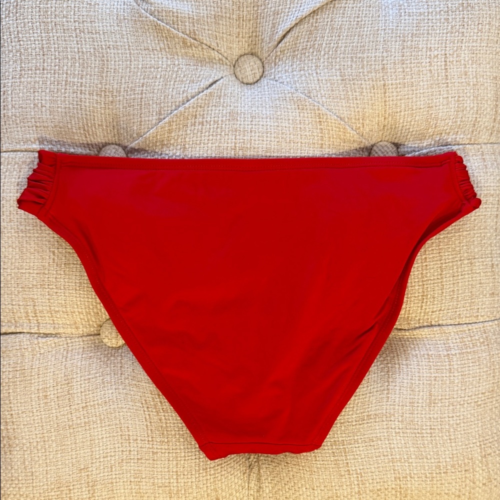 Kona Sol Bright Red Bikini Bottoms - Picture 3 of 3